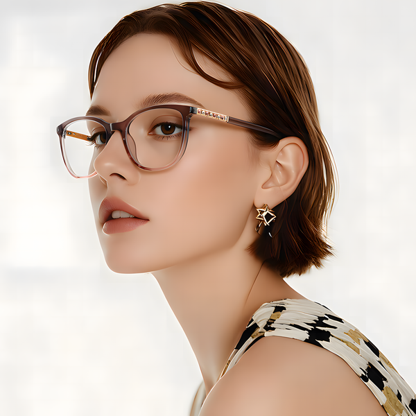 Women's TR90 Round Prescription Eyeglass Frames