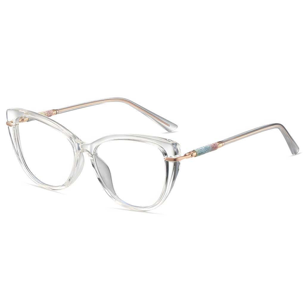 Women's Cat-eye TR90 Fashion Glasses |   Trendy Metal Frame for Women |   IRISHARP