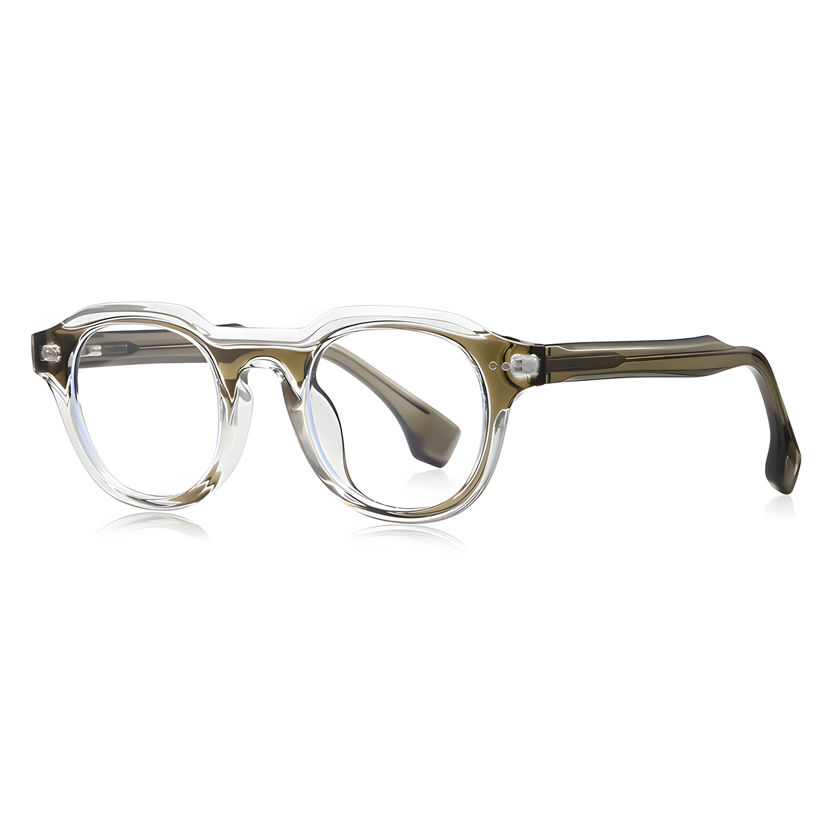 Women's TR90 Acetate Round Glasses Frames