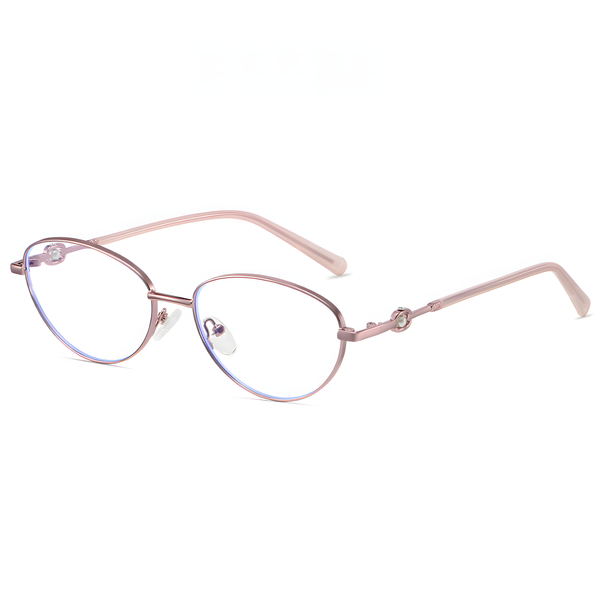 Women's Retro Metal Round Glasses Frames