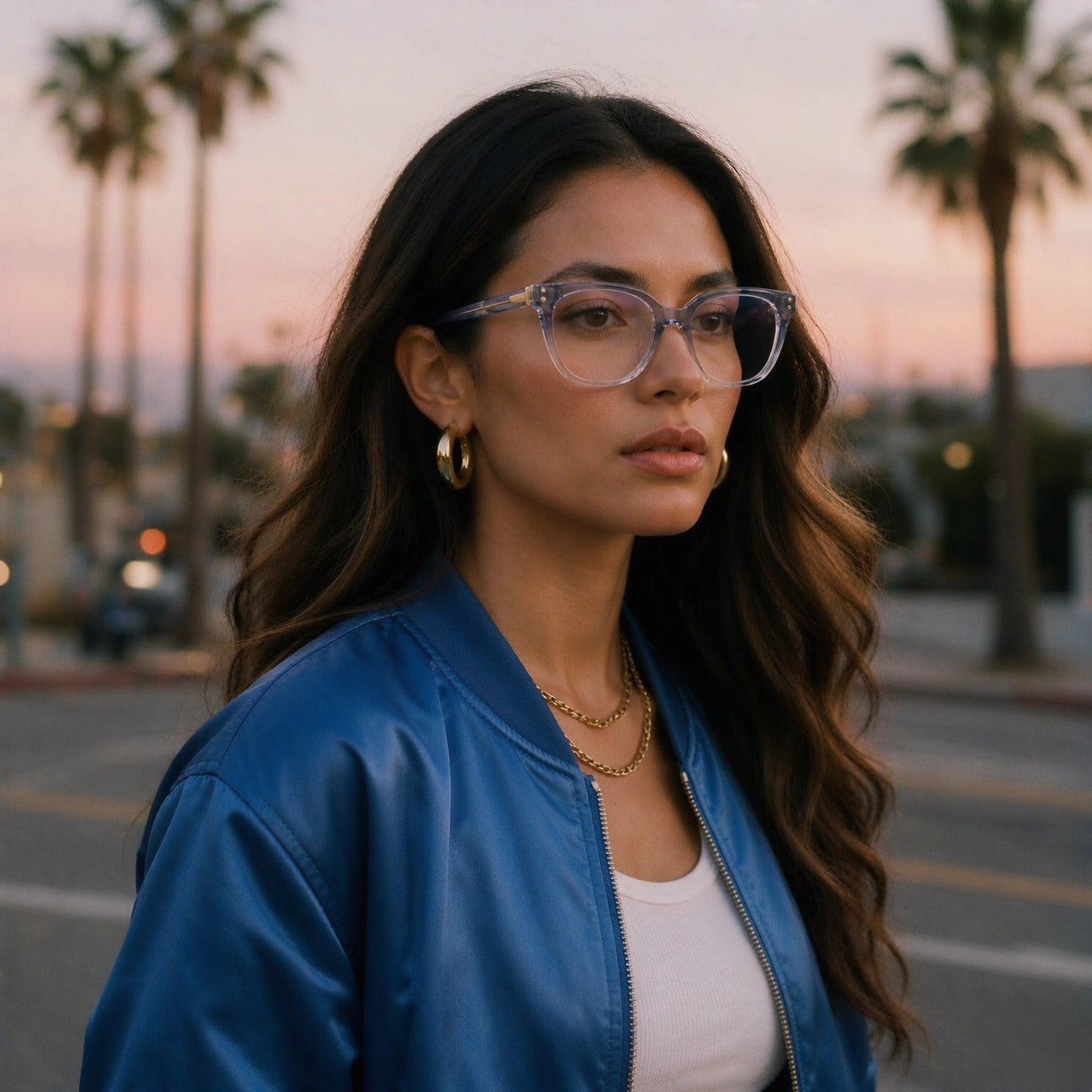 Monturas de gafas graduadas TR90 para mujer Imagen secundaria del producto