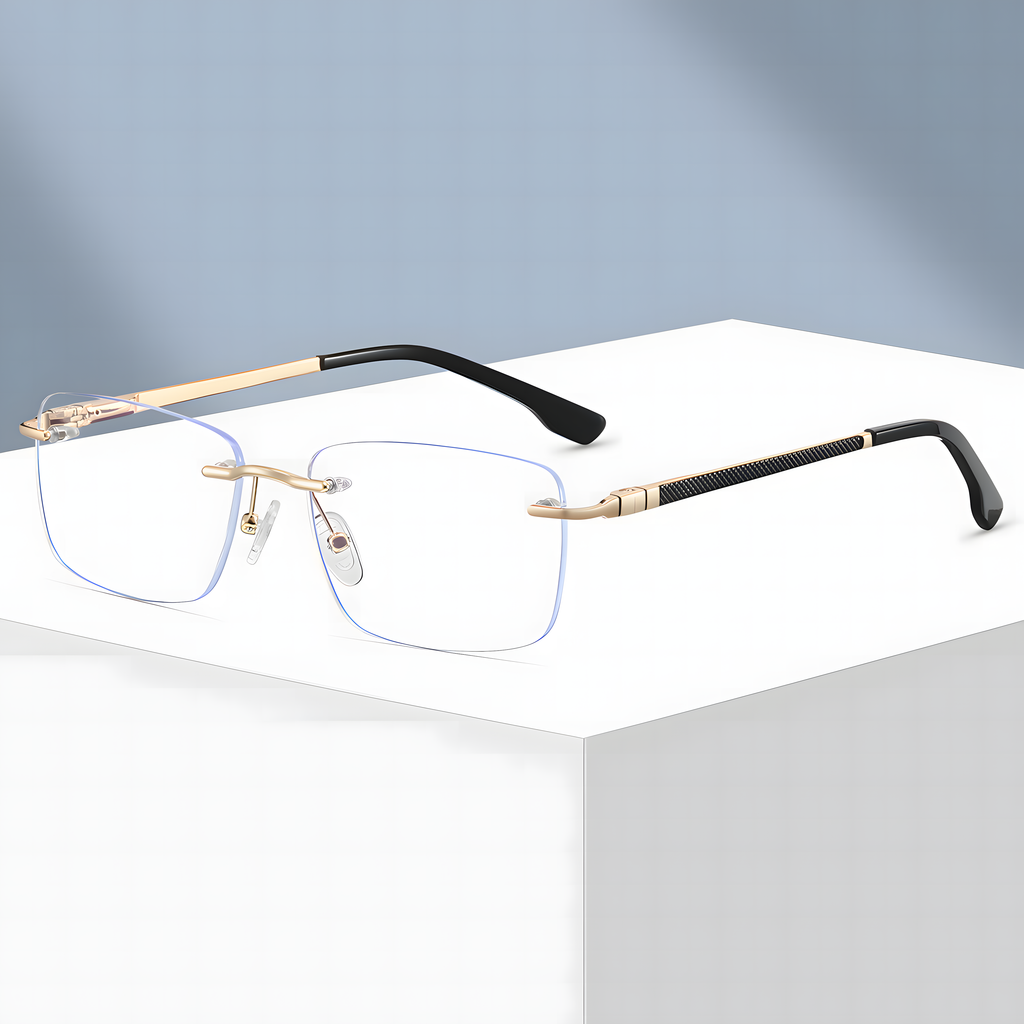 Men's Rimless Glasses Frames