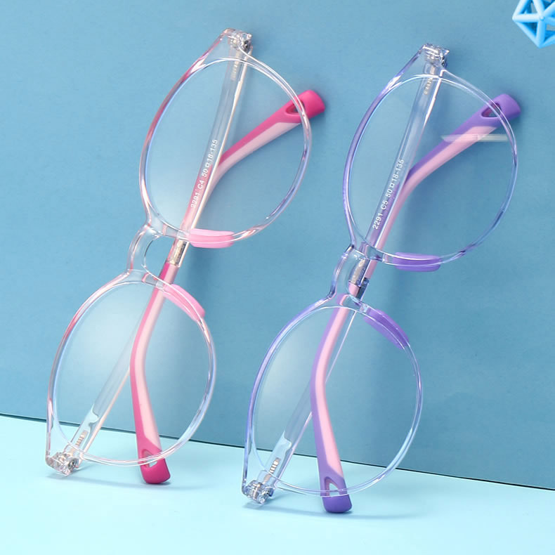 Kids Round TR90 Student Glasses – Flexible School Frame for Children Ages 6-14 |   IRISHARP