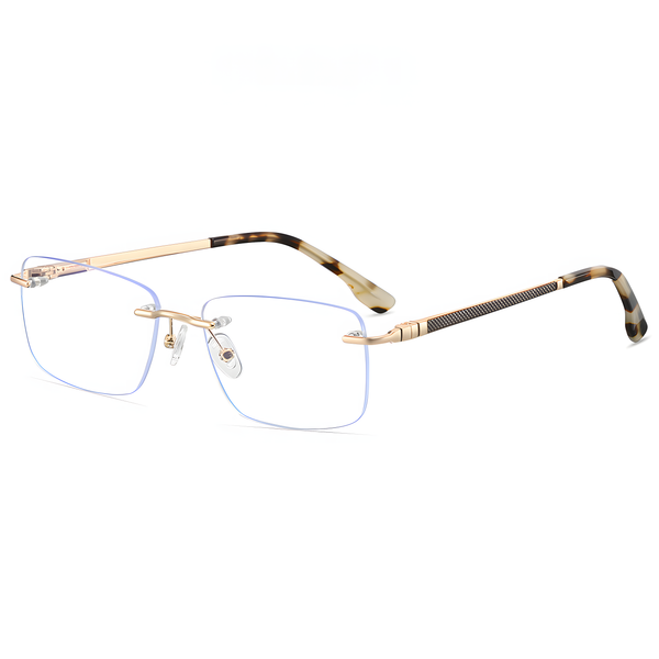 Men's Rimless Glasses Frames